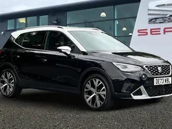 Midnight black Used 2023 Seat Arona Xperience Lux SUV | £17,950 (Fair price)