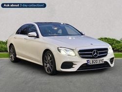 White Used 2020 Mercedes E450 AMG line Sedan | £28,799