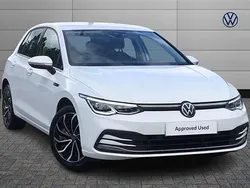White Used 2023 VW Golf VIII Style Hatchback | £19,450 (Fair price)