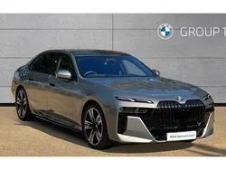 Oxide grey New 2025 BMW 750e M Sport Sedan | £89,995 (Good price)