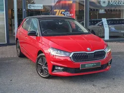 Velvet red metallic body / black magic pearl effect roof Used 2023 Skoda Fabia Colour Edition Hatchback | £15,297 (Fair price)