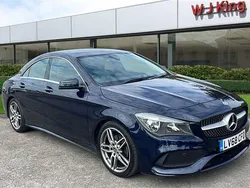Blue Used 2018 Mercedes CLA180 AMG line Sedan | £13,895 (Good price)