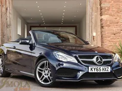 Blue Used 2015 Mercedes E220 AMG line Cabriolet | £13,490 (A bit pricey)