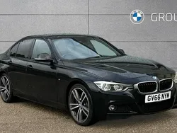 Black sapphire metallic paint Used 2016 BMW 330 M Sport Sedan | £15,495 (Fair price)