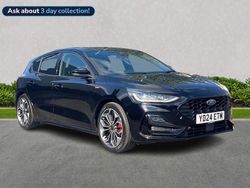 Black Used 2024 Ford Focus ST-Line X Hatchback | £22,700 (Expensive)