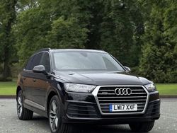 Black Used 2017 Audi Q7 S-Line SUV | £20,995 (Fair price)