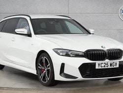 White Used 2025 BMW 320 M Sport Estate | £33,900 (Fair price)