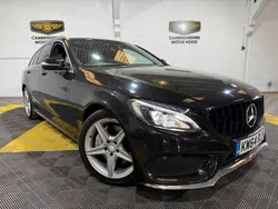 Black Used 2015 Mercedes C250 AMG line Estate | £9,850 (Good price)