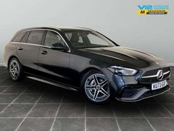 Grey Used 2022 Mercedes C300 AMG line Estate | £28,795 (Good price)