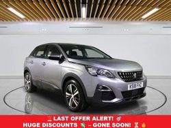 Grey Used 2018 Peugeot 3008 Active Hatchback | £8,799 (Fair price)