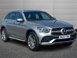 Mojave silver Used 2022 Mercedes GLC300 AMG Line Premium Estate | £31,750 (Good price)