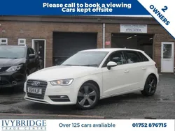 White Used 2014 Audi A3 Sportback Sport Hatchback | £7,595 (Fair price)