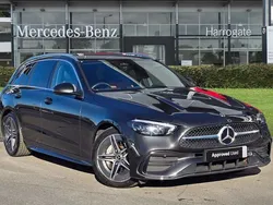 Grey Used 2024 Mercedes C200 AMG line Estate | £31,300 (Fair price)