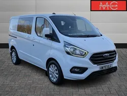 White Used 2020 Ford Transit Custom Limited Van | £21,995 (Fair price)