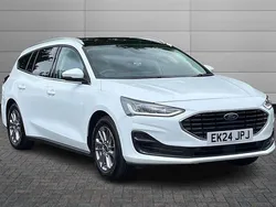Frozen white Used 2024 Ford Focus Titanium Estate | £17,800 (Fair price)