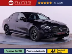 Black Used 2020 Mercedes E300 AMG line Sedan | £29,849