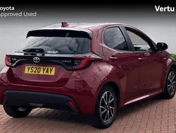 Red Used 2020 Toyota Yaris Hybrid Design Hatchback | £14,409 (Fair price)