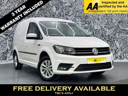 White Used 2020 VW Caddy Highline MPV | £10,995 (Fair price)