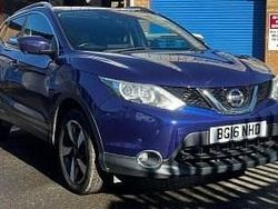 Blue Used 2016 Nissan Qashqai N-Connecta SUV | £6,650 (Fair price)