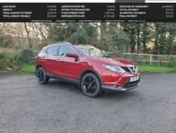 Red Used 2017 Nissan Qashqai N-Connecta SUV | £6,500 (Super price)
