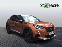 Orange Used 2022 Peugeot e-2008 Premium SUV | £13,990 (A bit pricey)