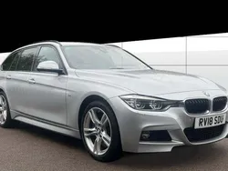 Silver Used 2018 BMW 330 M Sport Estate | £20,897 (Fair price)