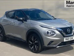 Silver Used 2021 Nissan Juke Tekna+ SUV | £16,131 (Fair price)