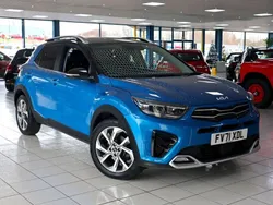 Azure blue Used 2022 Kia Stonic GT-Line S SUV | £16,489 (Fair price)