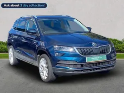Blue Used 2021 Skoda Karoq SE L SUV | £16,815 (Fair price)