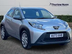 Silver Used 2023 Toyota Aygo PURE Hatchback | £14,000 (Fair price)
