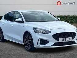 White Used 2019 Ford Focus ST-Line X Hatchback | £12,600 (Fair price)