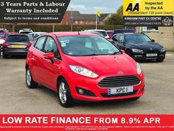 Red Used 2013 Ford Fiesta Zetec Hatchback | £4,795 (Fair price)
