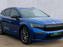 Blue Used 2025 Skoda Enyaq iV SportlinePlus SUV | £32,490 (Expensive)