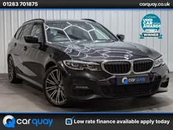 Black sapphire Used 2020 BMW 320e M Sport Estate | £19,995 (Fair price)