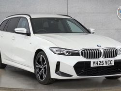 White Used 2025 BMW 320 M Sport Estate | £31,450 (Fair price)