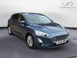 Blue Used 2018 Ford Focus Titanium Hatchback | £10,249 (Fair price)