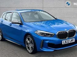 Misano blue metallic Used 2022 BMW M135 Comfort Edition Hatchback | £26,671 (Fair price)