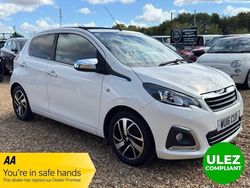 White Used 2016 Peugeot 108 Allure Hatchback | £5,300 (Fair price)