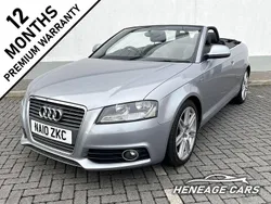 Silver Used 2010 Audi A3 Cabriolet S-Line Cabriolet | £4,300 (A bit pricey)