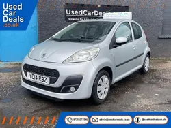 Silver Used 2014 Peugeot 107 Active Hatchback | £2,995 (Fair price)
