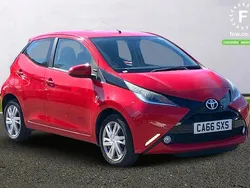 Red Used 2016 Toyota Aygo x-press Hatchback | £7,399 (Fair price)
