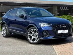 Blue New 2025 Audi Q3 Sportback Black Edition SUV | £38,360 (Good price)