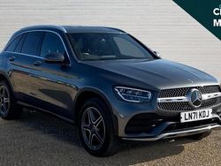 Grey Used 2022 Mercedes GLC300e AMG line | £28,799
