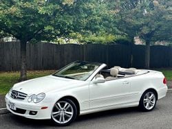 White Used 2007 Mercedes CLK350 Avantgarde | £6,995