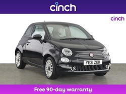 Black Used 2021 Fiat 500 Dolcevita Hatchback | £9,999