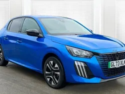 Vertigo blue Used 2023 Peugeot e-208 Style Hatchback | £16,388 (Fair price)