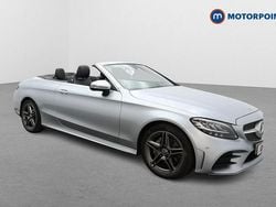 Silver Used 2022 Mercedes C200 AMG line Cabriolet | £25,849 (Fair price)