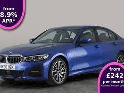 Blue Used 2020 BMW 330e M Sport Sedan | £17,063 (Fair price)