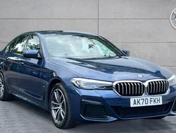 Blue Used 2020 BMW 530e M Sport | £22,494 (Good price)