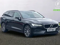 Black Used 2021 Volvo V60 Momentum Estate | £19,499 (Fair price)